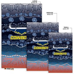 Cowboys Rugby Area Rug Version