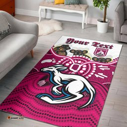 Maroons Rugby Aboriginal Custom Area Rug The Cane Toads With Indigenous Koala