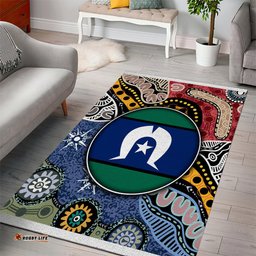 Torest Trait Islands Mix Aboriginal Pattern Area Rug 04