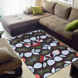 Vibe Hoodie Aboriginal Area Rug Indigenous Eucalyptus Dot Painting Art RLT20