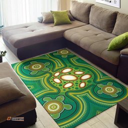 Aboriginal Area Rug Indegenous Dot Painting Art 05