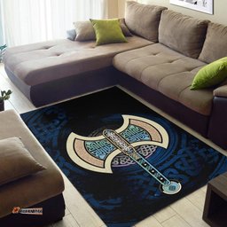 Celtic Knotwork Labrys Area Rug