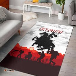 St. George Illawarra Dragons ANZAC Area Rug Simple Style White