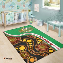 Vibe Hoodie Aboriginal Rug Aboriginal Dot Painting Sun Australia Coat Of Arm RLT20