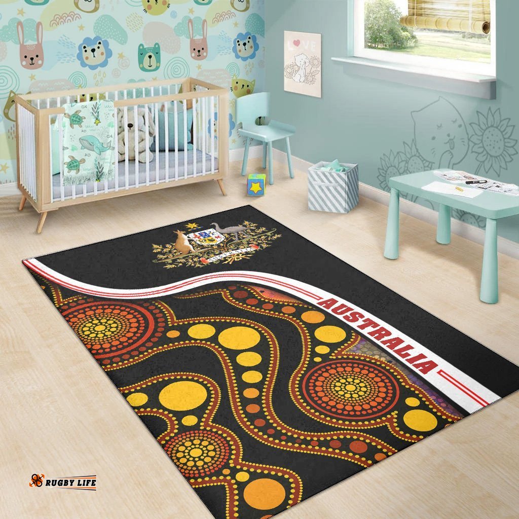 Vibe Hoodie Aboriginal Rug Aboriginal Dot Painting Sun Australia Coat Of Arm RLT20