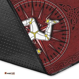 Isle Of Man Celtic Area Rug Celtic Compass With Manx Triskelion
