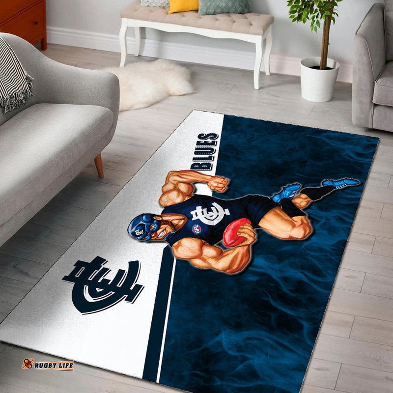 AFL Area Rug Blues Fire Style