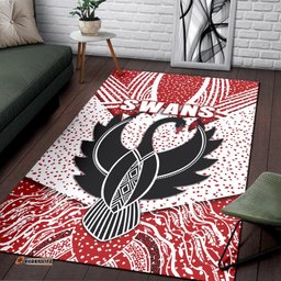 Sydney Area Rug Indigenous Swans