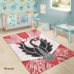 Sydney Area Rug Indigenous Swans