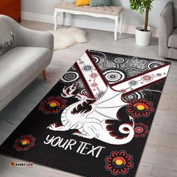 Australia Illawarra and St George Naidoc Area Rug Custom For Our Elders Boomerangs Area Rug