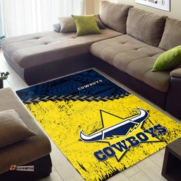north queensland cowboys area rugs grunge polynesian tattoo nrl tee aussie