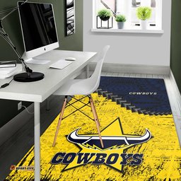 north queensland cowboys area rugs grunge polynesian tattoo nrl tee aussie