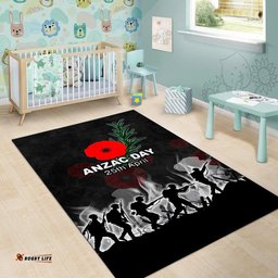Anzac Day Area Rug Rosemary In Heart