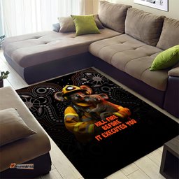 Paws For Australia Area Rug Bushfire Awareness Indigenous Aboriginal
