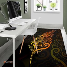 Light Silver Fern Area Rug Sunrise Vibe