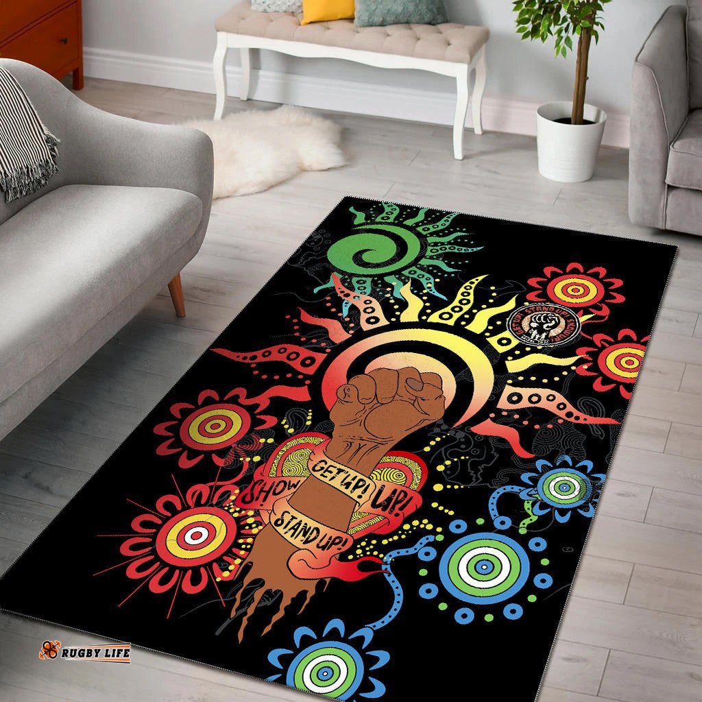 NAIDOC Week Area Rug Let's Fight Together 04