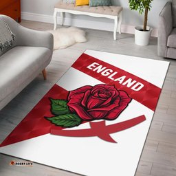 England Rugby Area Rug Sporty Style