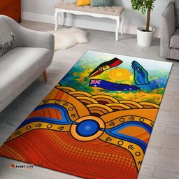 Aboriginal Area Rug Australia Kangaroo NAIDOC Week 2021