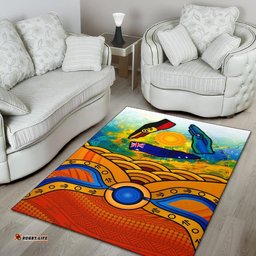 Aboriginal Area Rug Australia Kangaroo NAIDOC Week 2021