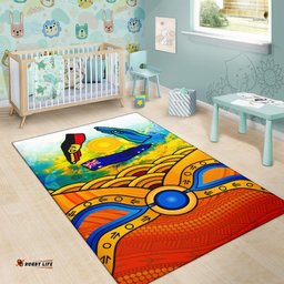 Aboriginal Area Rug Australia Kangaroo NAIDOC Week 2021