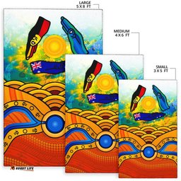 Aboriginal Area Rug Australia Kangaroo NAIDOC Week 2021