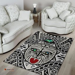 Integrity Maori Ta Moko Area Rug Kiwi and Paua