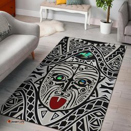 Integrity Maori Ta Moko Area Rug Kiwi and Paua