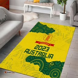 Australia Cricket Area Rug History Commemorative World Cup Winners