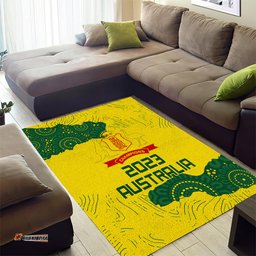 Australia Cricket Area Rug History Commemorative World Cup Winners