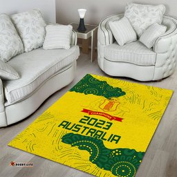 Australia Cricket Area Rug History Commemorative World Cup Winners