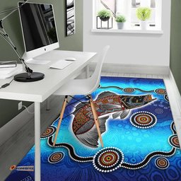Vibe Hoodie Aboriginal Area Rug Aboriginal Fishing RLT20