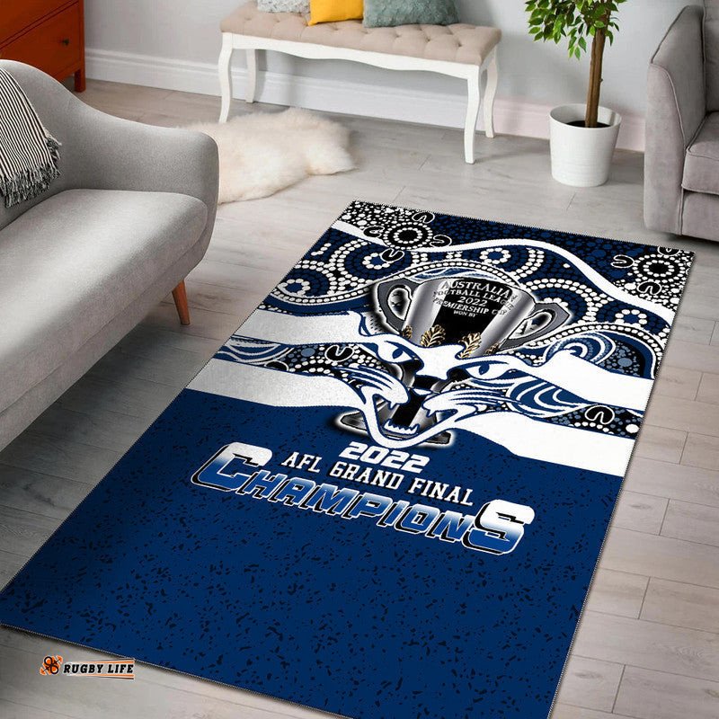 Australian Football League Premiership Geelong Cats Area Rug