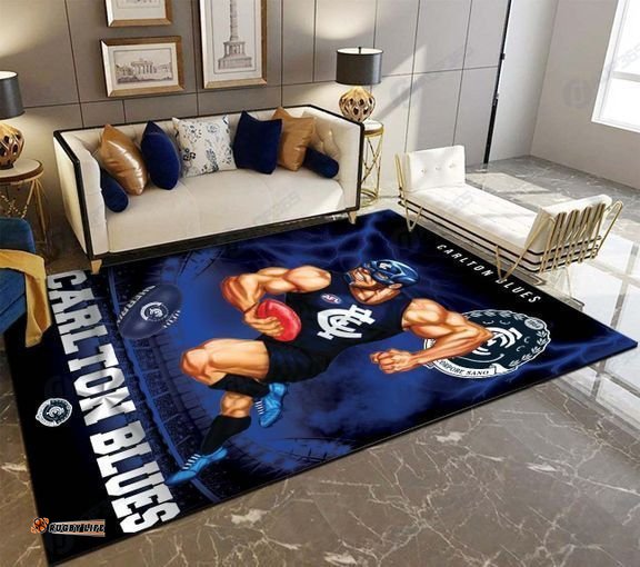 AFL Carlton Football Club Rug