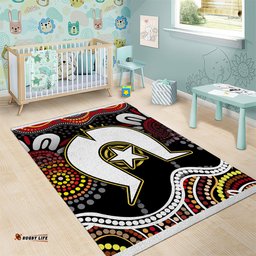 Torest Trait Islands Mix Aboriginal Pattern Area Rug 06