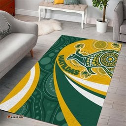 custom australia matildas indigenous area rug go tilly special tee aussie