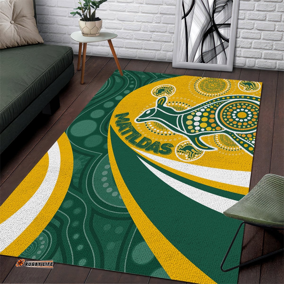 custom australia matildas indigenous area rug go tilly special tee aussie