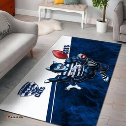 AFL Area Rug Cats Fire Style