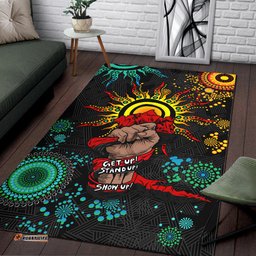 NAIDOC Week Aboriginal Art Unique Area Rug