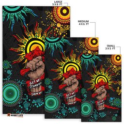 NAIDOC Week Aboriginal Art Unique Area Rug