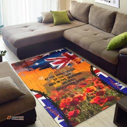 Australia ANZAC Day Area Rug ANZAC Day Commemoration