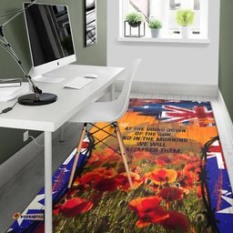 Australia ANZAC Day Area Rug ANZAC Day Commemoration
