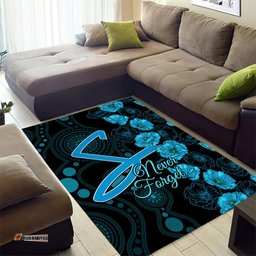 Strikers Cricket Never Forget Custom Area Rug ANZAC Day with Poppy Aboriginal