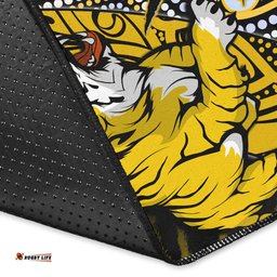 custom personalised richmond football area rug aboriginal go the tigers premiers tee aussie