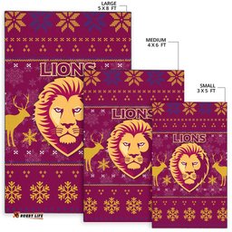 Brisbane Lion Area Rug Christmas Ugly Style
