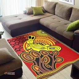 Aboriginal Platypus Area Rug Tree On The Hill Sunshine