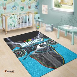 cronulla sutherland sharks area rug naidoc week special style tee aussie