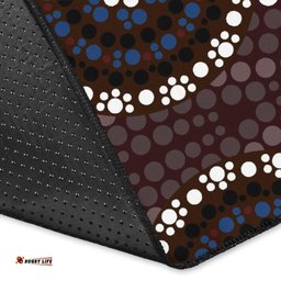 Area Rug Aboriginal Dot Painting Rug Ver08
