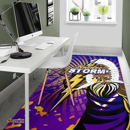 melbourne storm naidoc week area rug indigenous style tee aussie