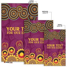 Australia Brisbane City Naidoc Area Rug Custom Brisbane City For Our Elders Area Rug