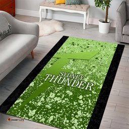 Sydney Thunder Custom Area Rug BBL Cricket Team 2024